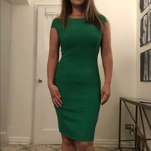 COPY - Kelly Green Knit REISS Dress